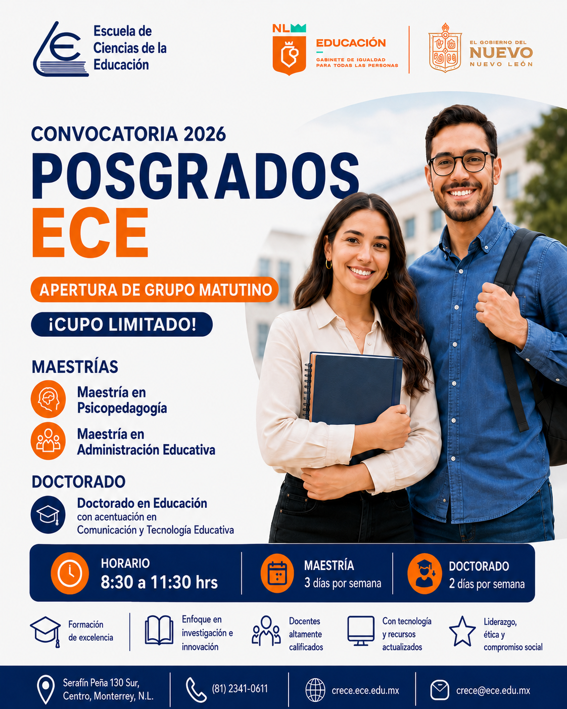 Convocatoria 2026 de Posgrados ECE