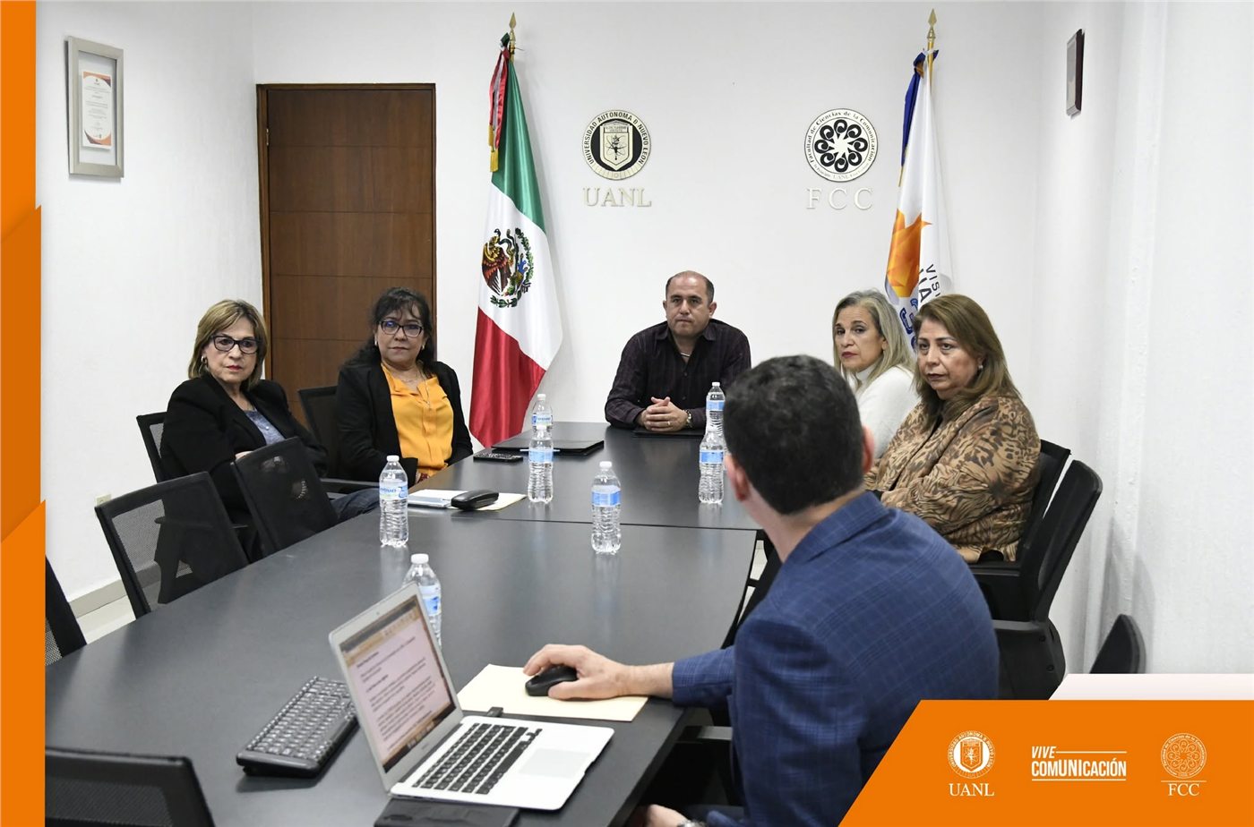 Reuni&oacute;n de trabajo entre la FCC-UANL y la ECE para fortalecer Vectores